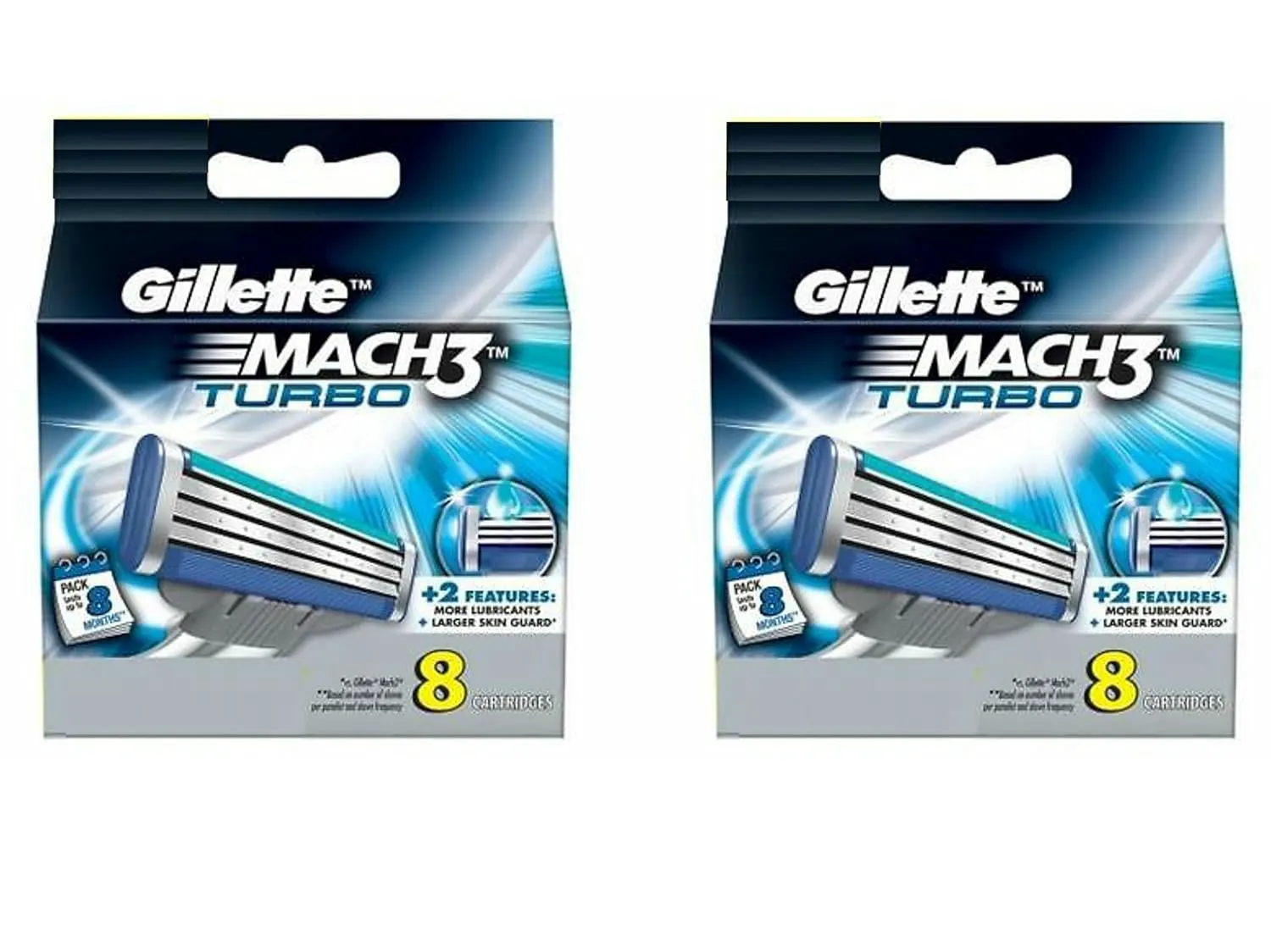 Gillette MACH3 Turbo Refills - 16 Count