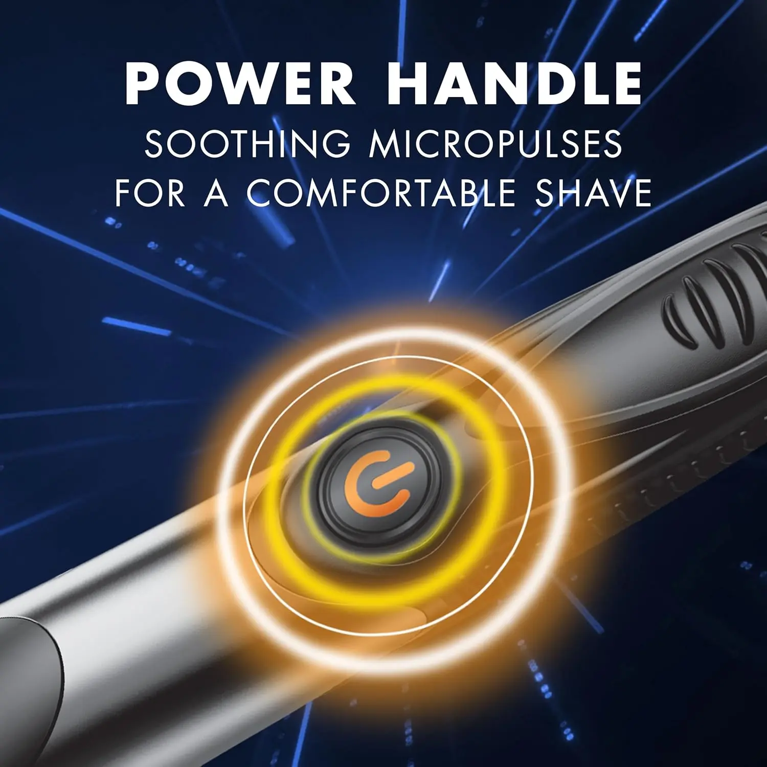 Gillette ProGlide5 Power Razor with Flexball technology, back edging blade, lubrication, and micropulsations for a smooth, comfortable shave lasting up to a month per blade.