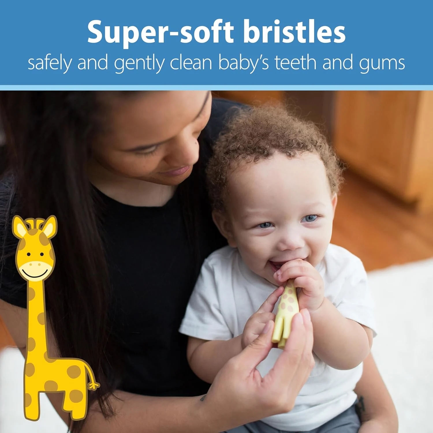 Dr. Brown's Giraffe Toothbrush - Infant & Toddler - Image 2