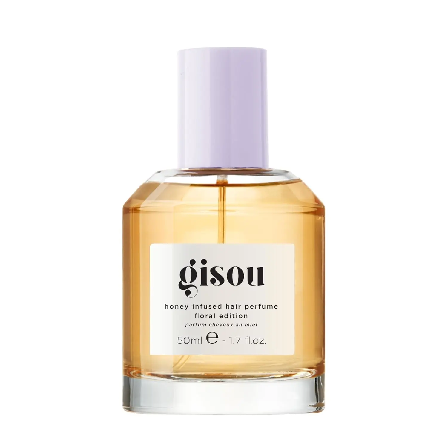 A bottle of Gisou Honey Infused Hair Perfume promises to hydrate dry hair and add a delicate wildflower honey scent with healthy shine.