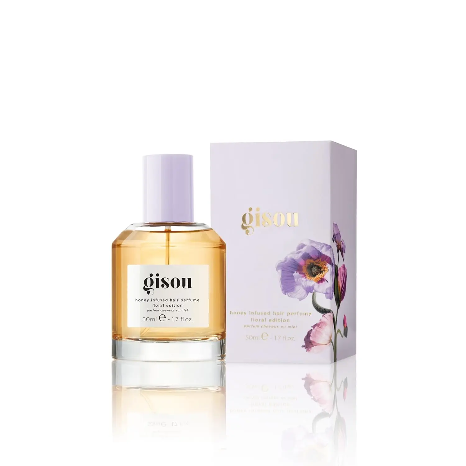 A bottle of Gisou Honey Infused Hair Perfume promises to hydrate dry hair and add a delicate wildflower honey scent with healthy shine.