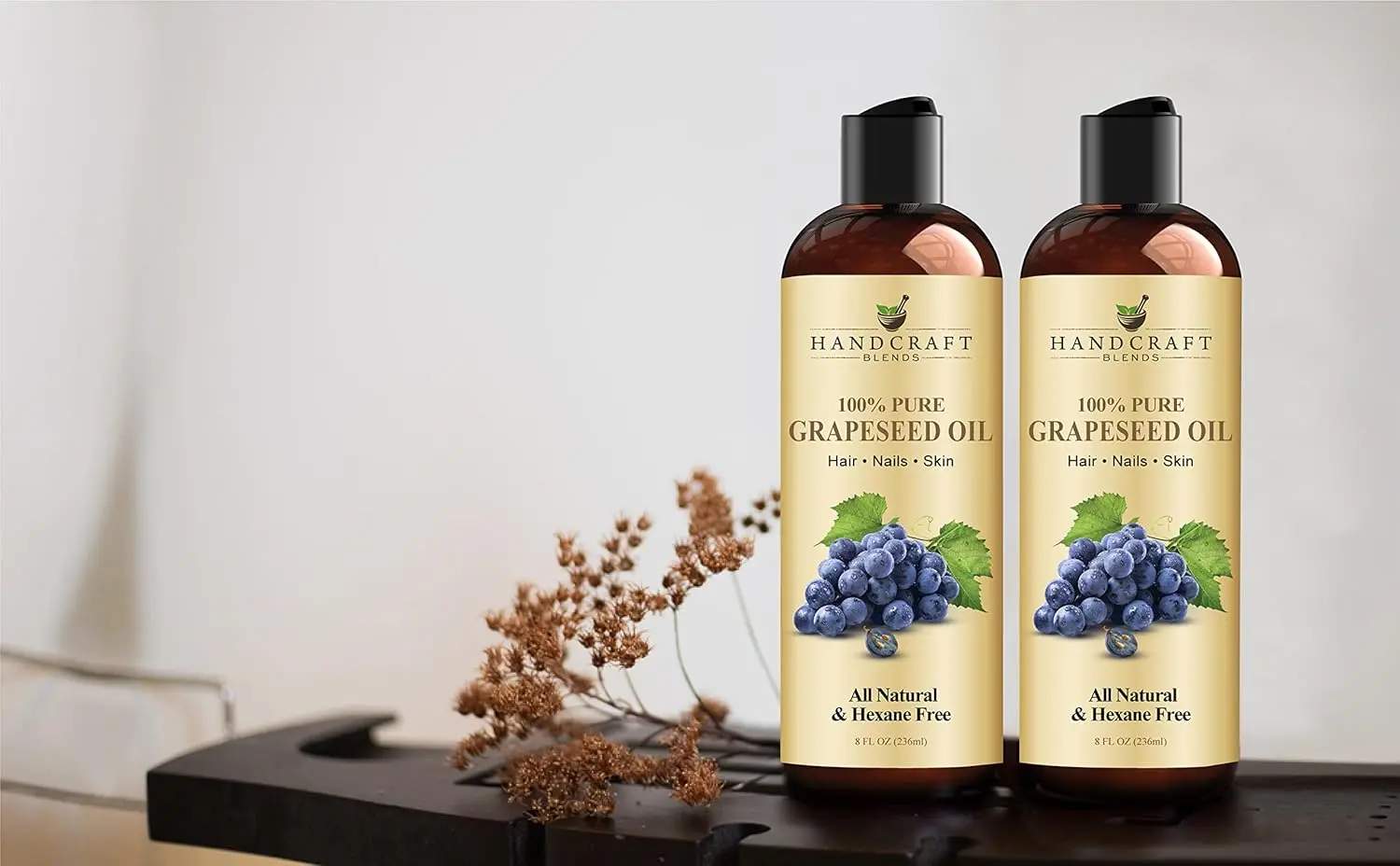 Grapeseed Oil 100% Pure - Skin, Hair & Massage - Image 6