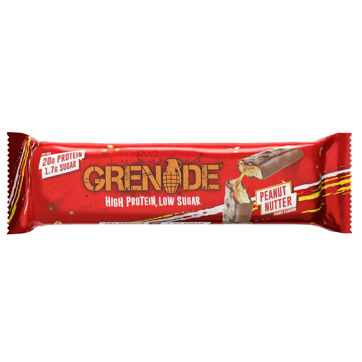 Grenade Protein Bar - Peanut Nutter, Low Sugar - Image 2