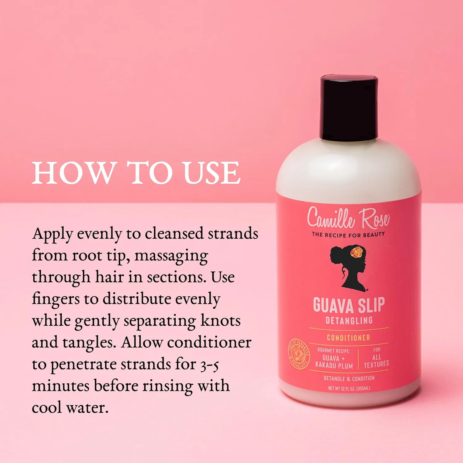 Camille Rose Guava Detangling Conditioner - Image 5