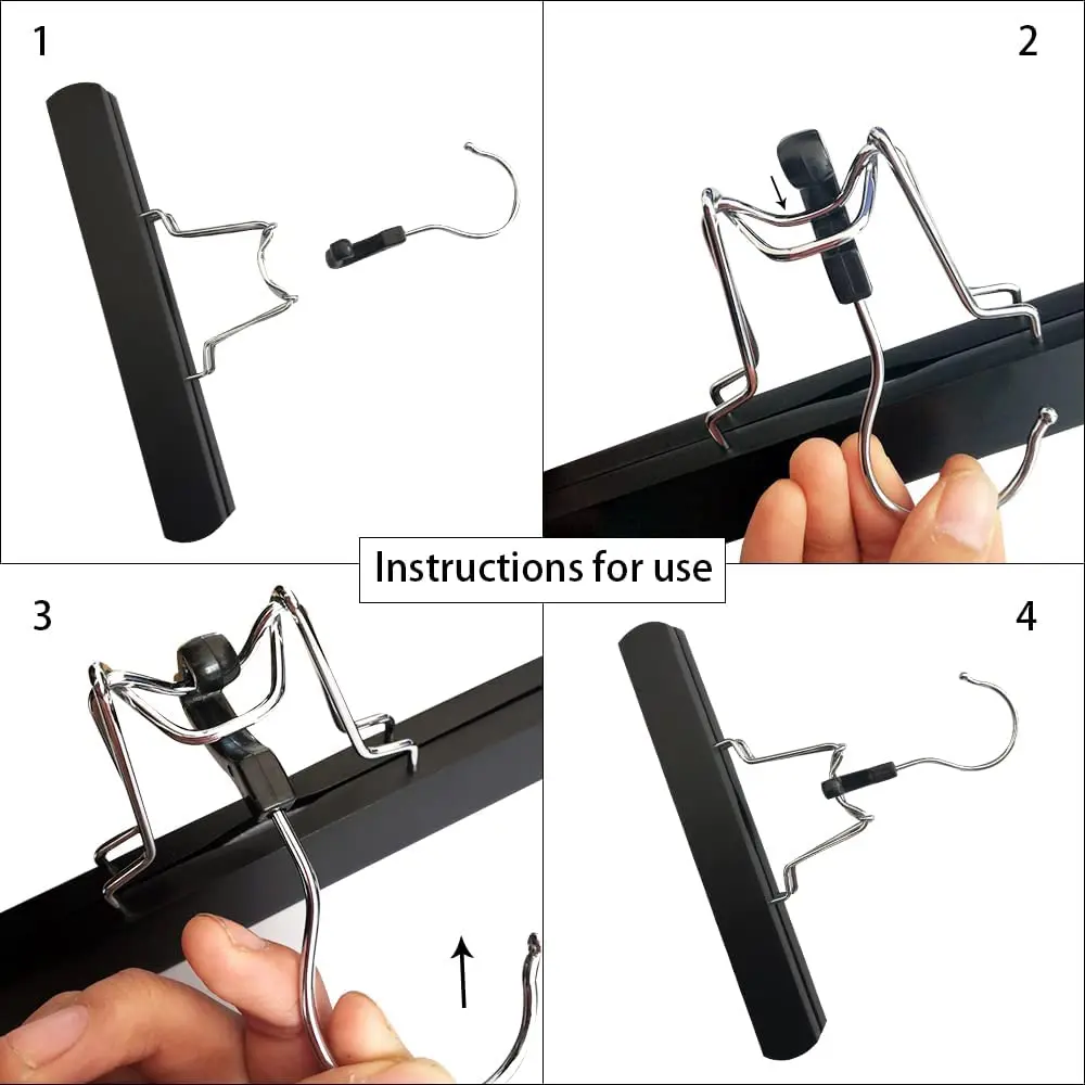 This wooden hair extension hanger features strong anti-slip stickers to securely hold and protect your clip in extensions, wigs, or hair bundles, keeping them tangle-free and in perfect condition.