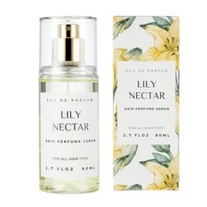 benatu lily nectar hair perfume mist infused with argan oil and keratin leaves hair hydrated, fragrant, and refreshed without weighing it down.