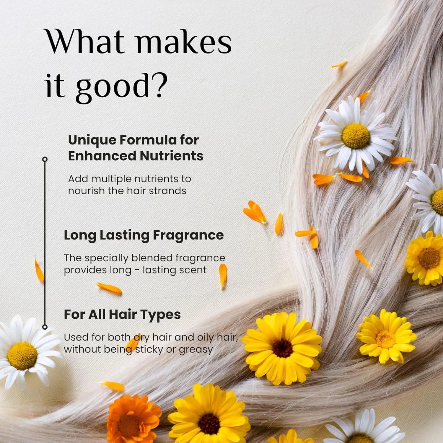 benatu lily nectar hair perfume mist infused with argan oil and keratin leaves hair hydrated, fragrant, and refreshed without weighing it down.