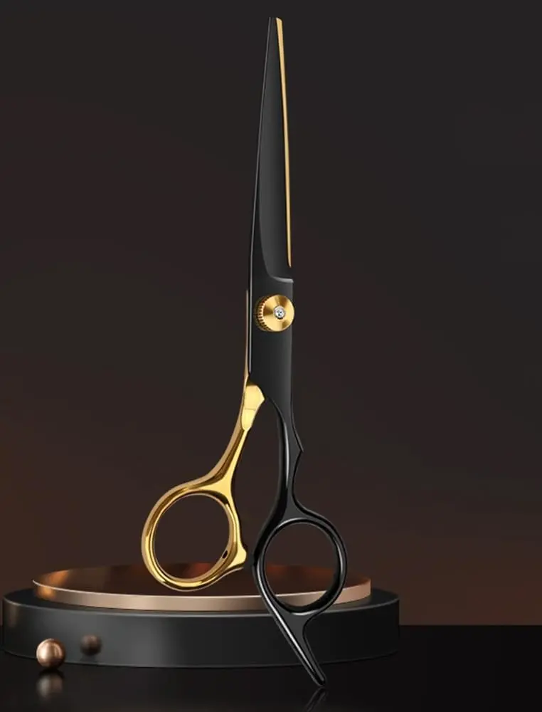 Professional stainless steel hair thinning scissors for cutting and trimming hair at home or in the salon.
