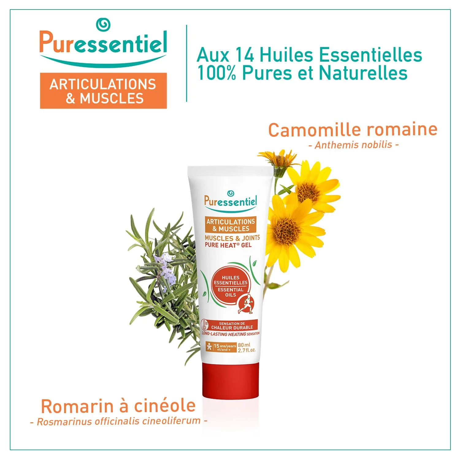 Heat Gel for Muscles & Joints | Puressentiel - Image 4