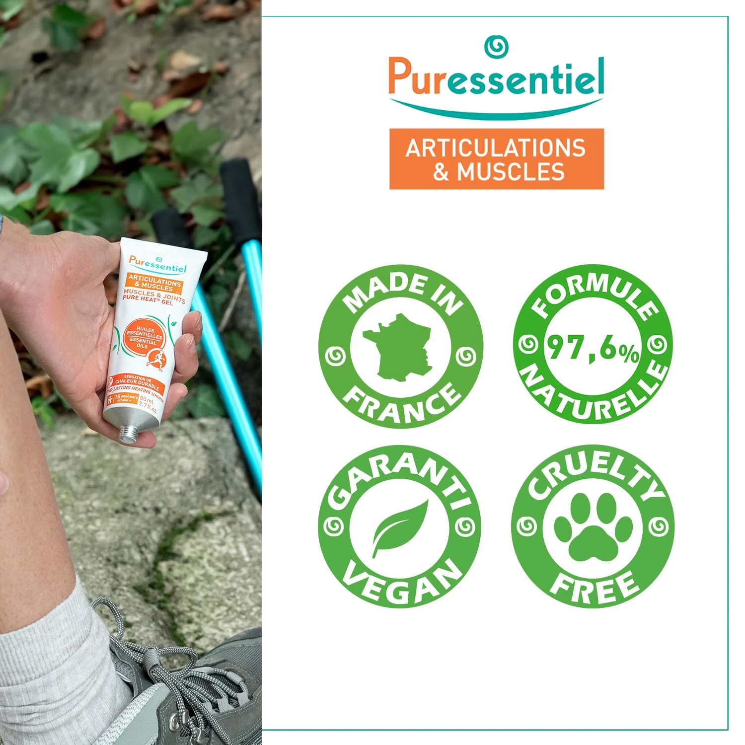 Heat Gel for Muscles & Joints | Puressentiel - Image 5