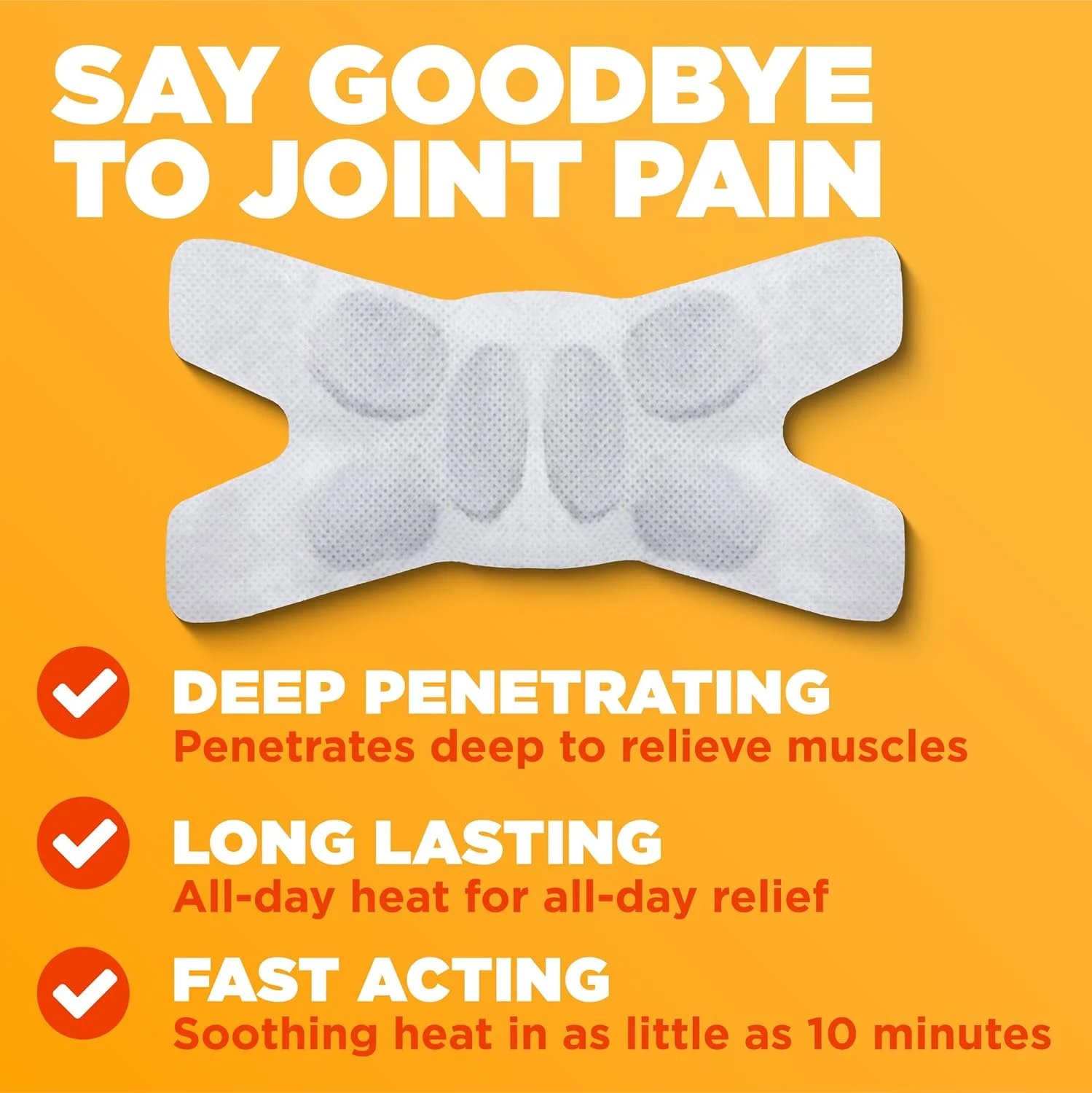 Heat Wraps for Joint Pain Relief - 4 Count - Image 3