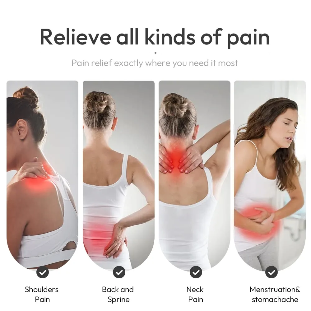 Heated Neck Wrap Shoulder Heating Pad Microwavable - Image 4