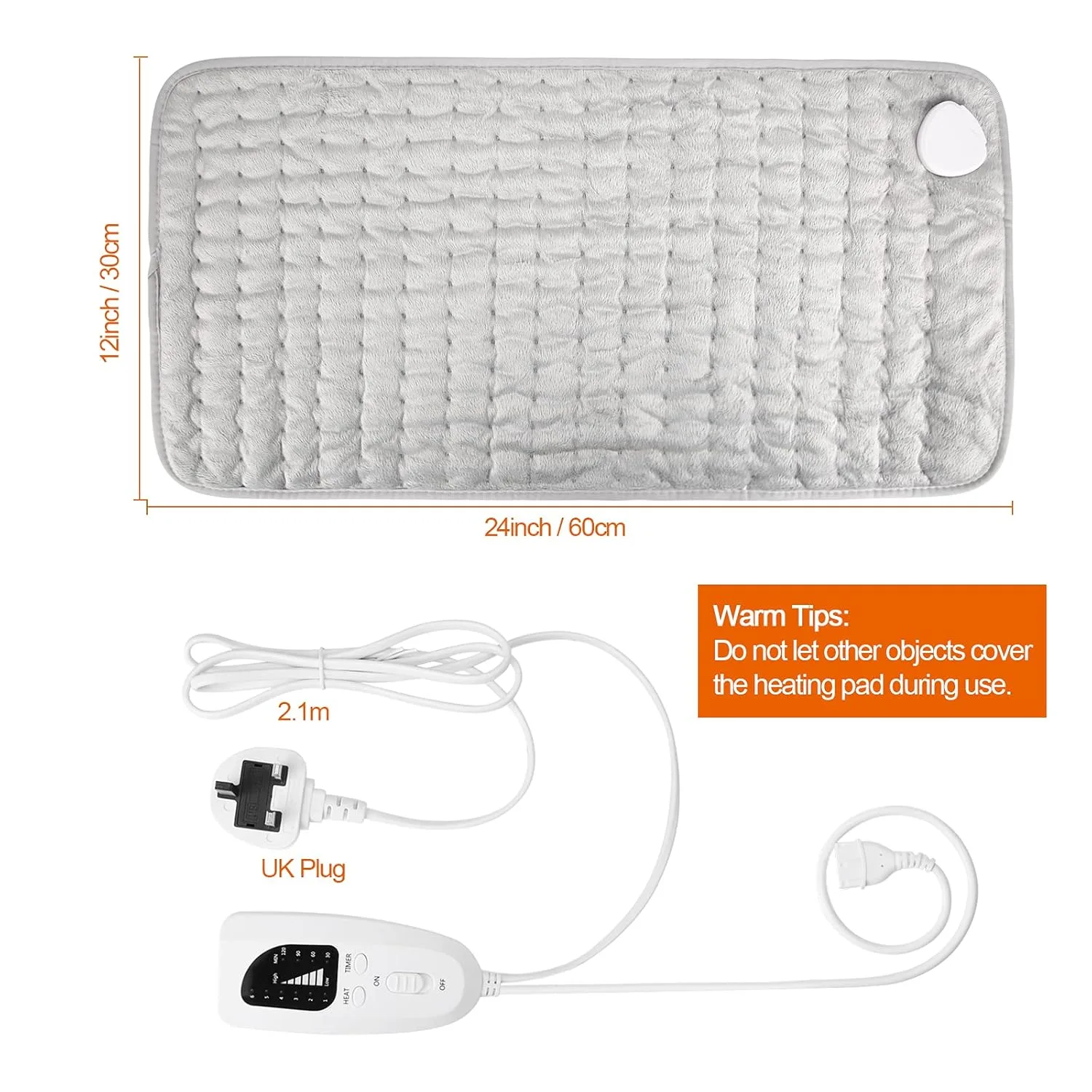 Heating Pad Electric Pain Relief Back Neck Shoulder - Image 7