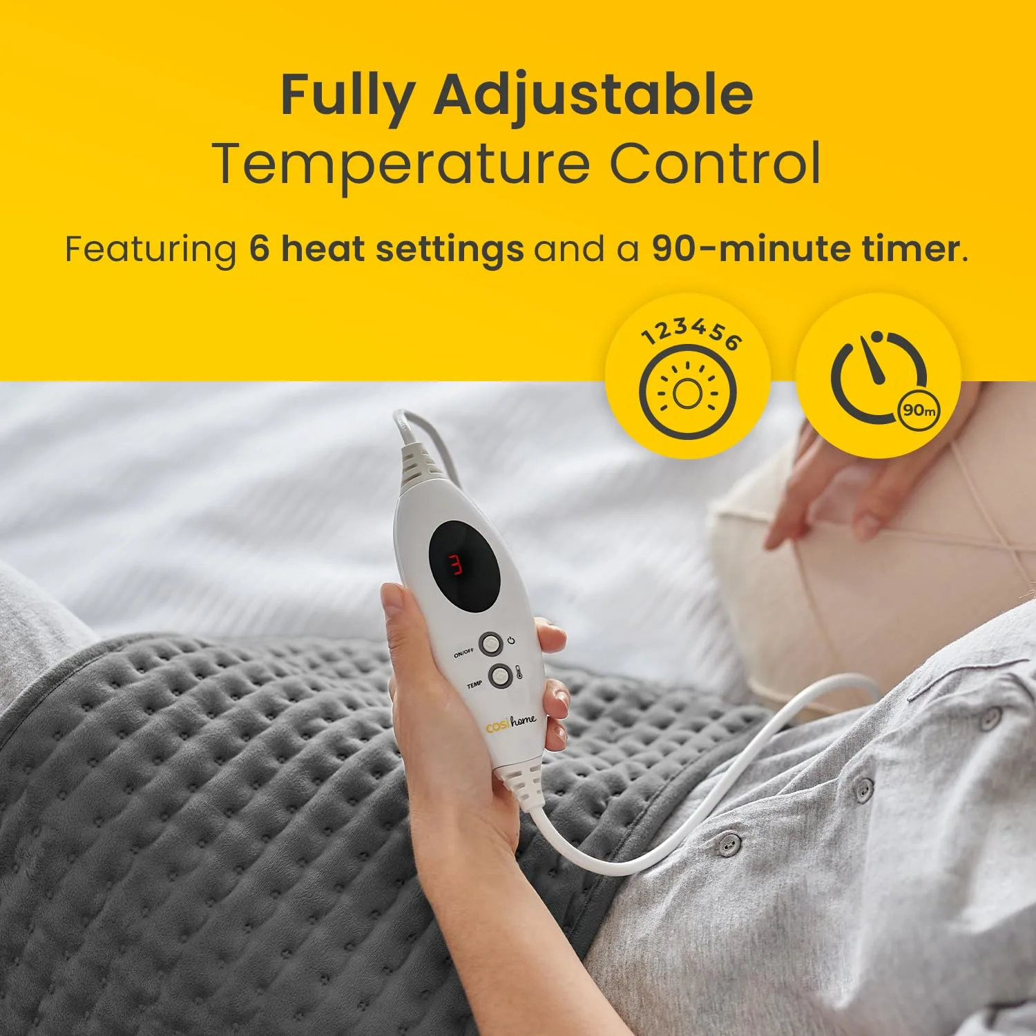 Heating Pad Extra Large Electric - Cosi Home - Image 4