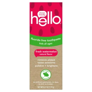 Hello Kids Watermelon Fluoride-Free Toothpaste