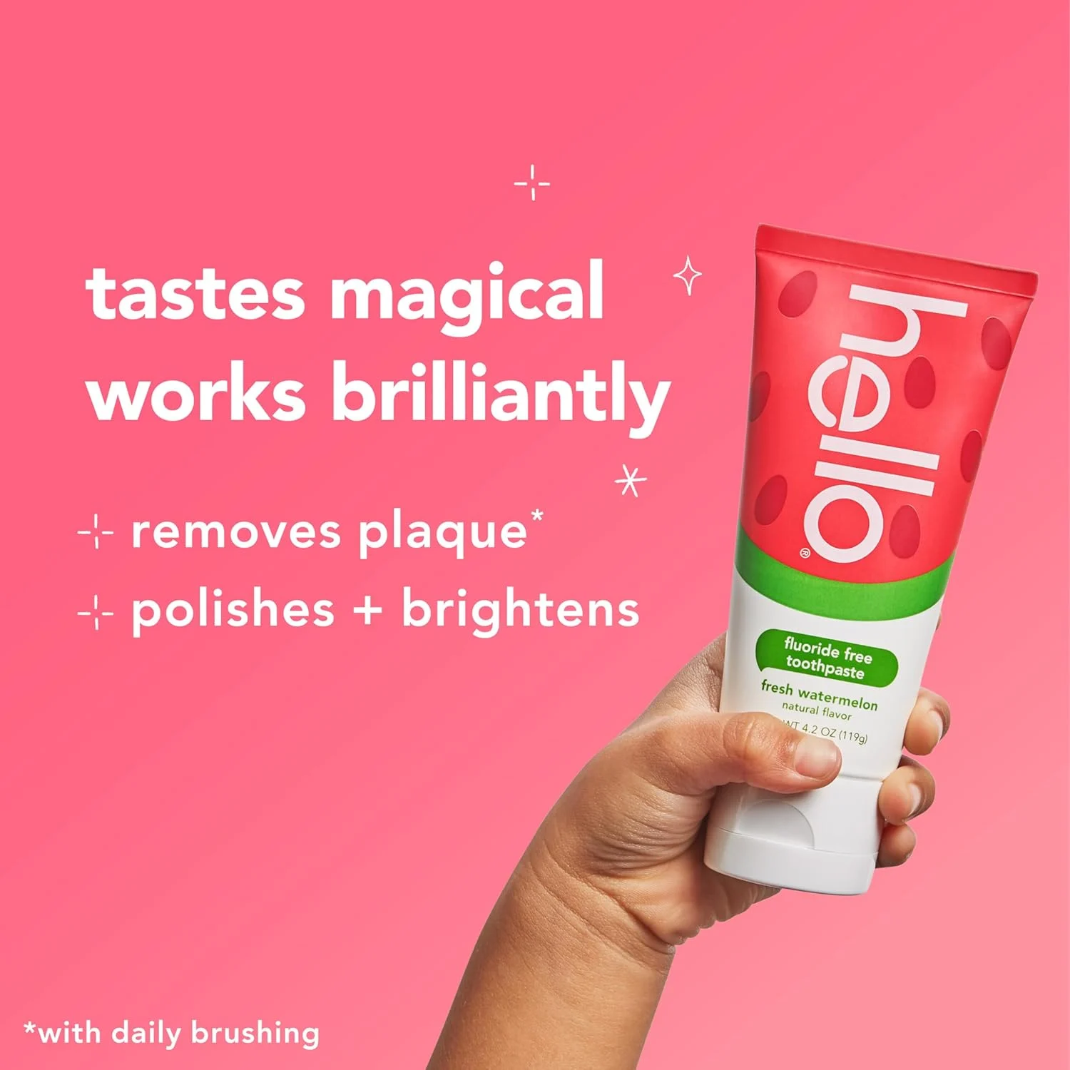 Hello Kids Watermelon Fluoride-Free Toothpaste - Image 4