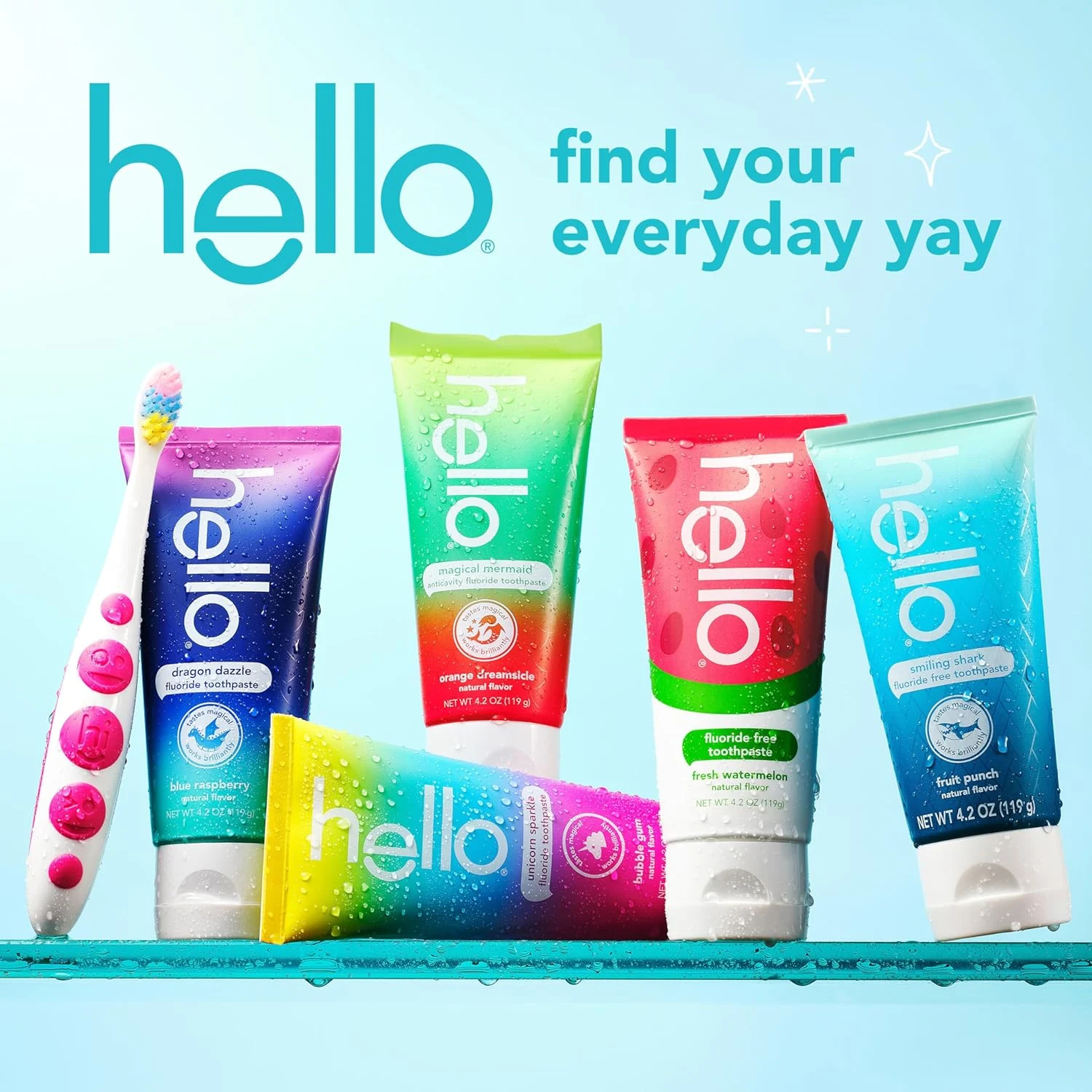 Hello Kids Watermelon Fluoride-Free Toothpaste - Image 7