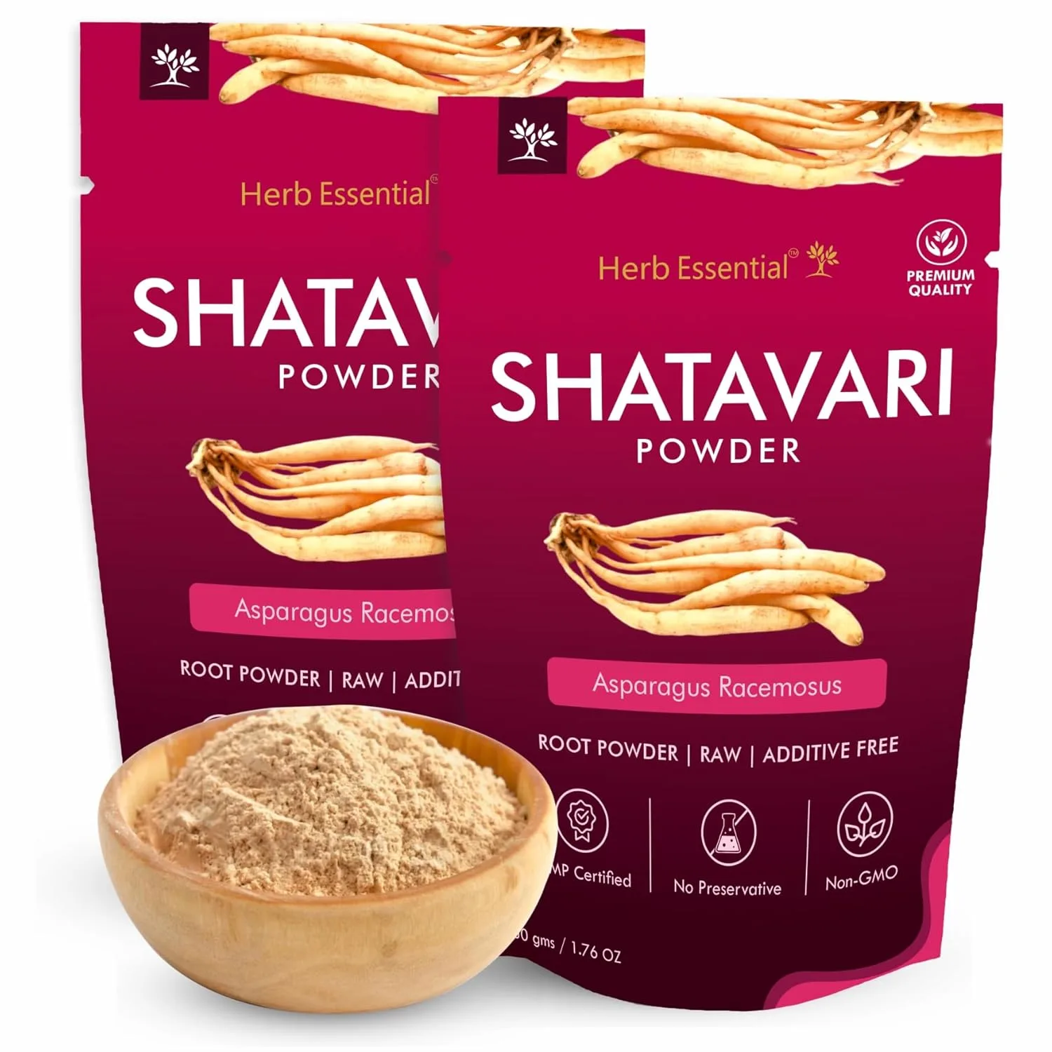 Herb Essential Shatavari Powder 50g - Pack of 2