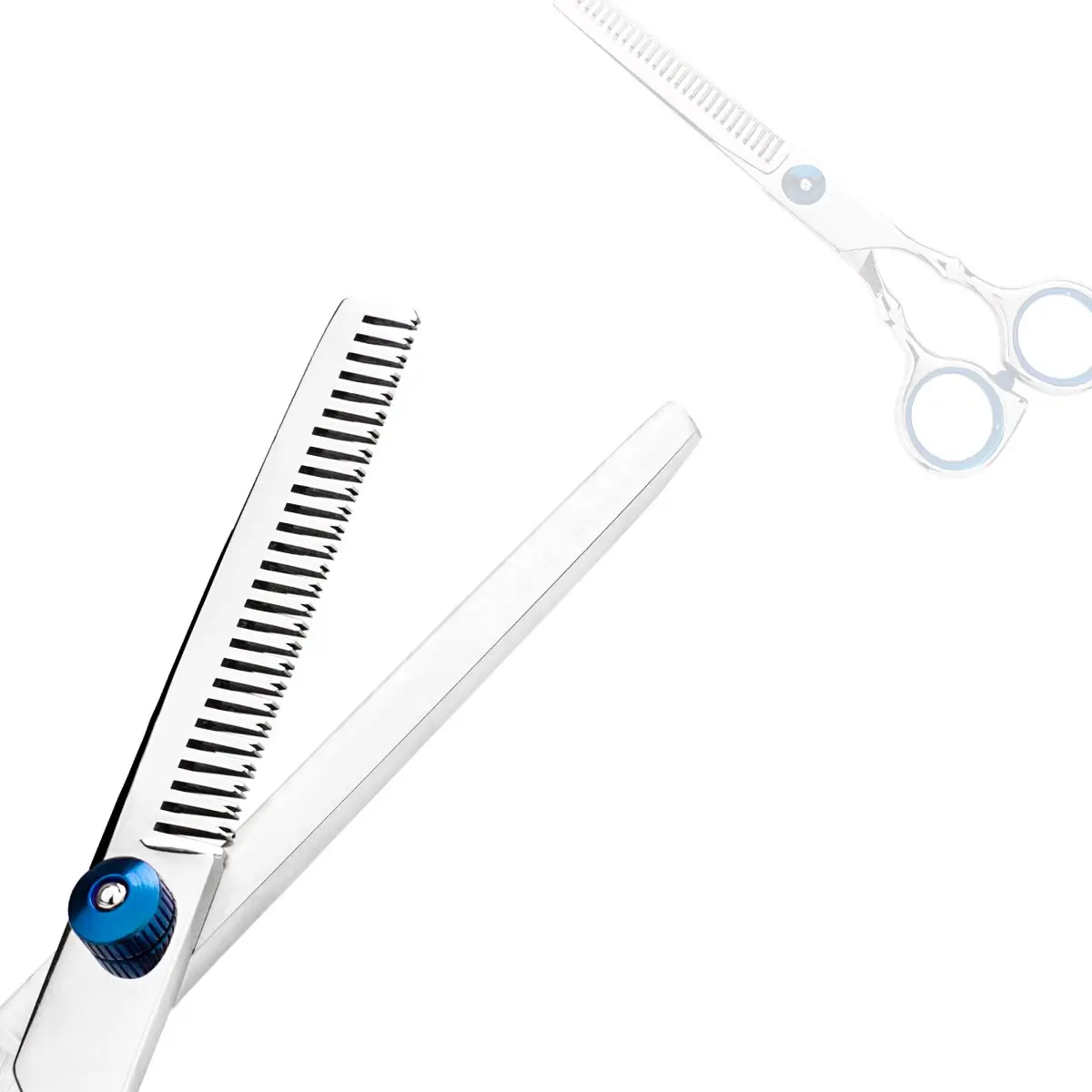This is a Himart hair cutting kit including professional haircutting scissors, thinning shears, a comb, and a case, perfect for home or salon use for men and women.
