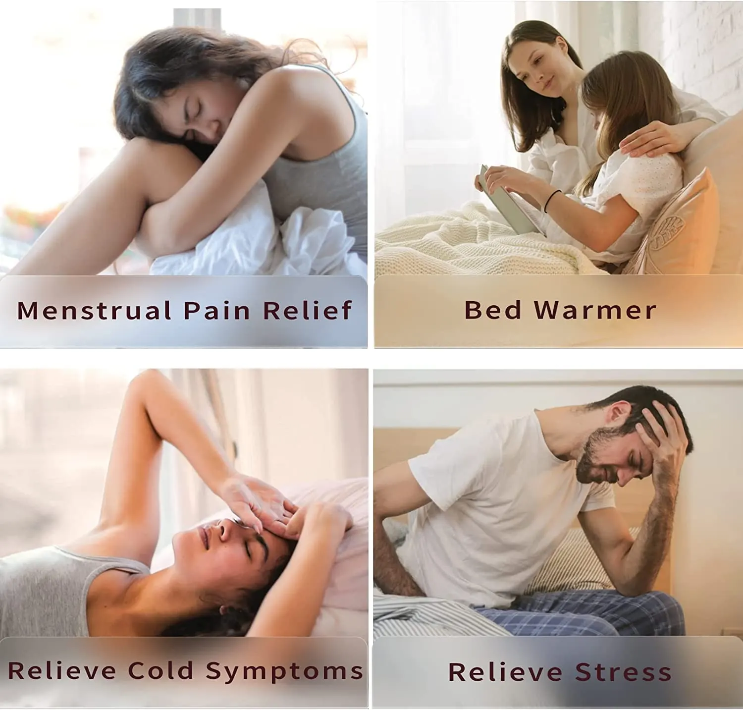 Hot Water Bottle for Pain Relief, Cramps - 2 Liter - Image 6