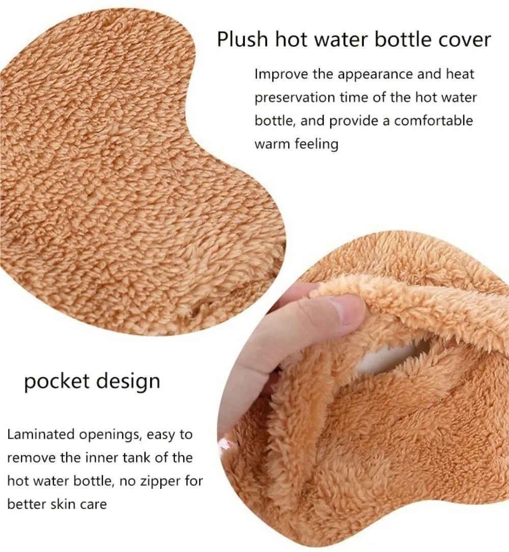 Cute Hot Water Bottle with Cover - White Rabbit - Image 5