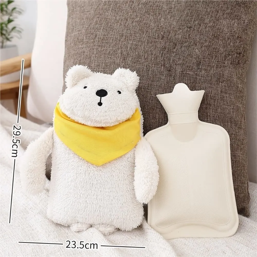 Cute Hot Water Bottle with Cover - White Rabbit - Image 7