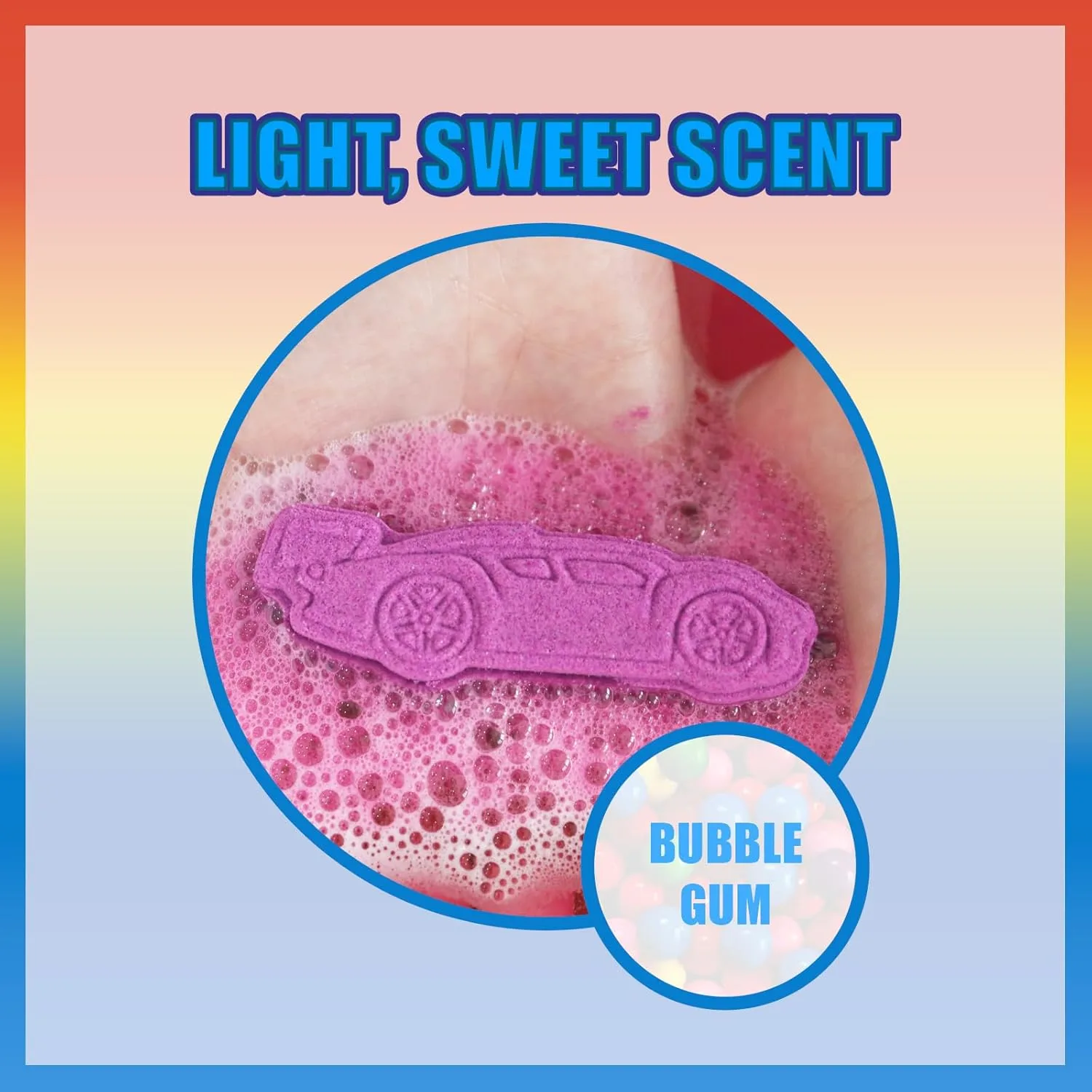 Hot Wheels Bath Bombs Kids Bubble Gum Scented - Image 4