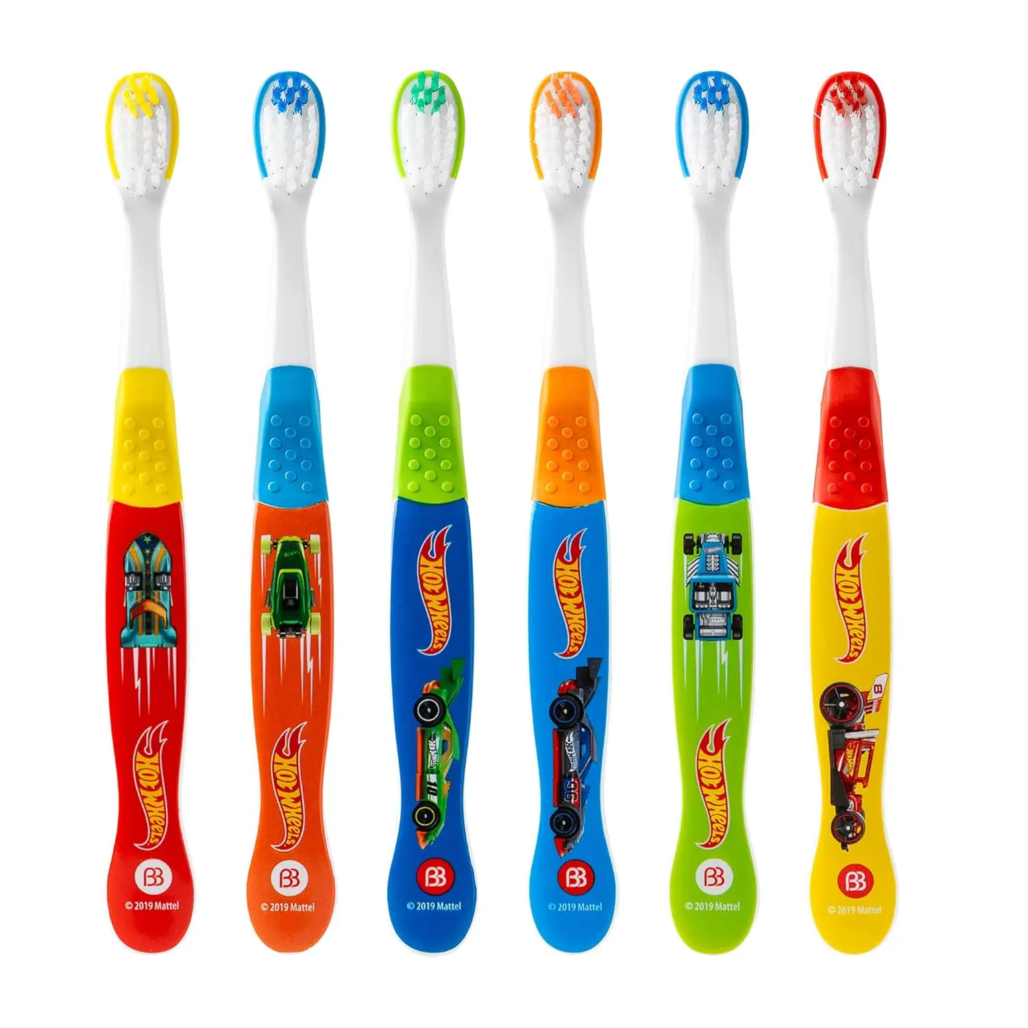 Hot Wheels Toothbrush Kids - Soft Bristles 6 Pack - Image 2