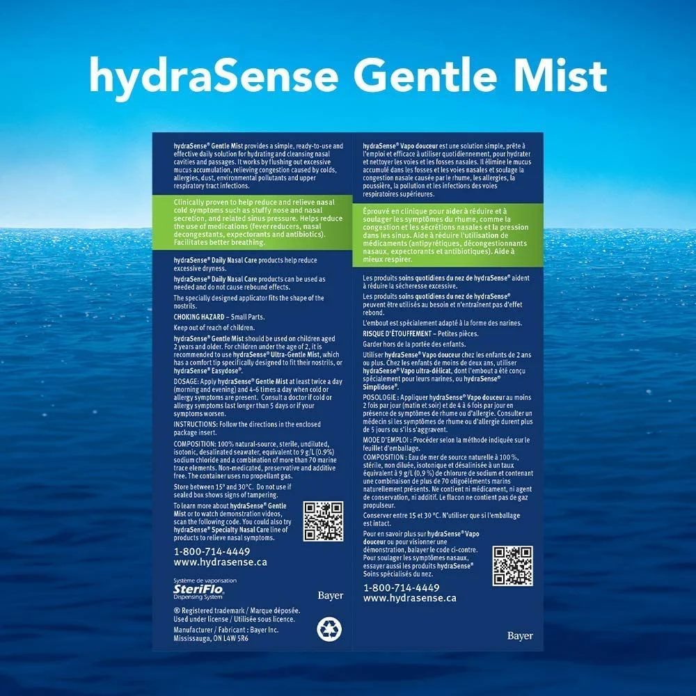hydraSense Gentle Mist for Sinus Congestion - Adult - Image 2
