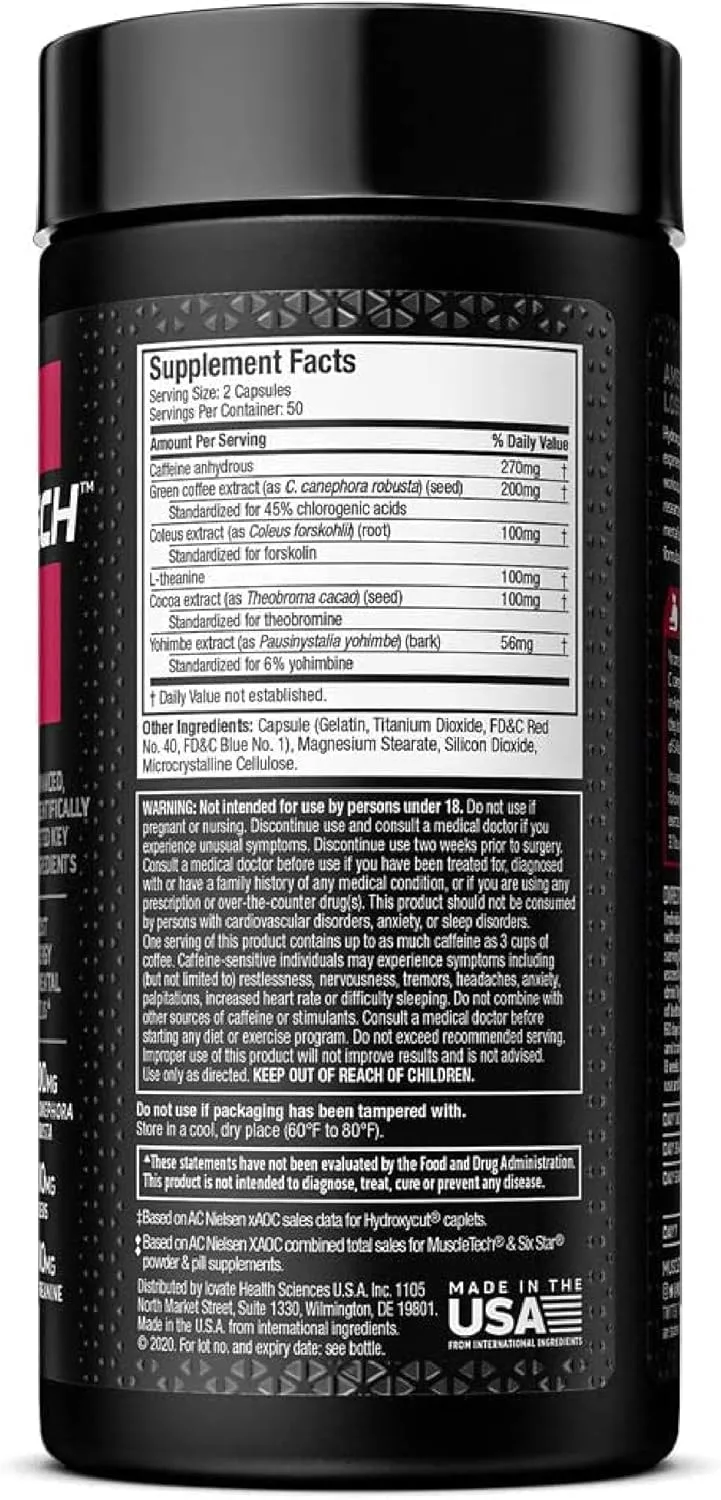 Hydroxycut Hardcore Elite - Weight Loss & Energy - Image 3