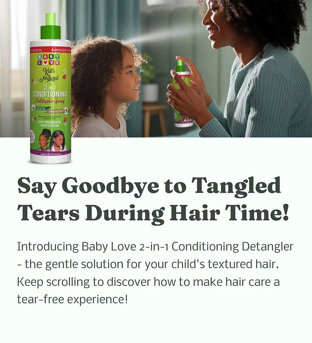 ICAN Kids 2-in-1 Detangling Shea Butter Spray - Image 2