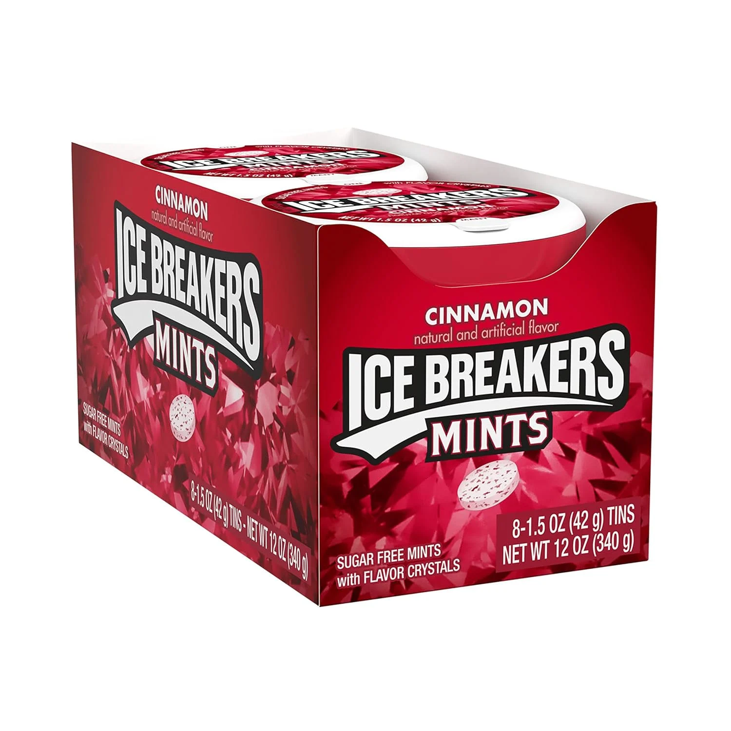 ICE BREAKERS Cinnamon Sugar Free Mints 8 Pack - Image 3