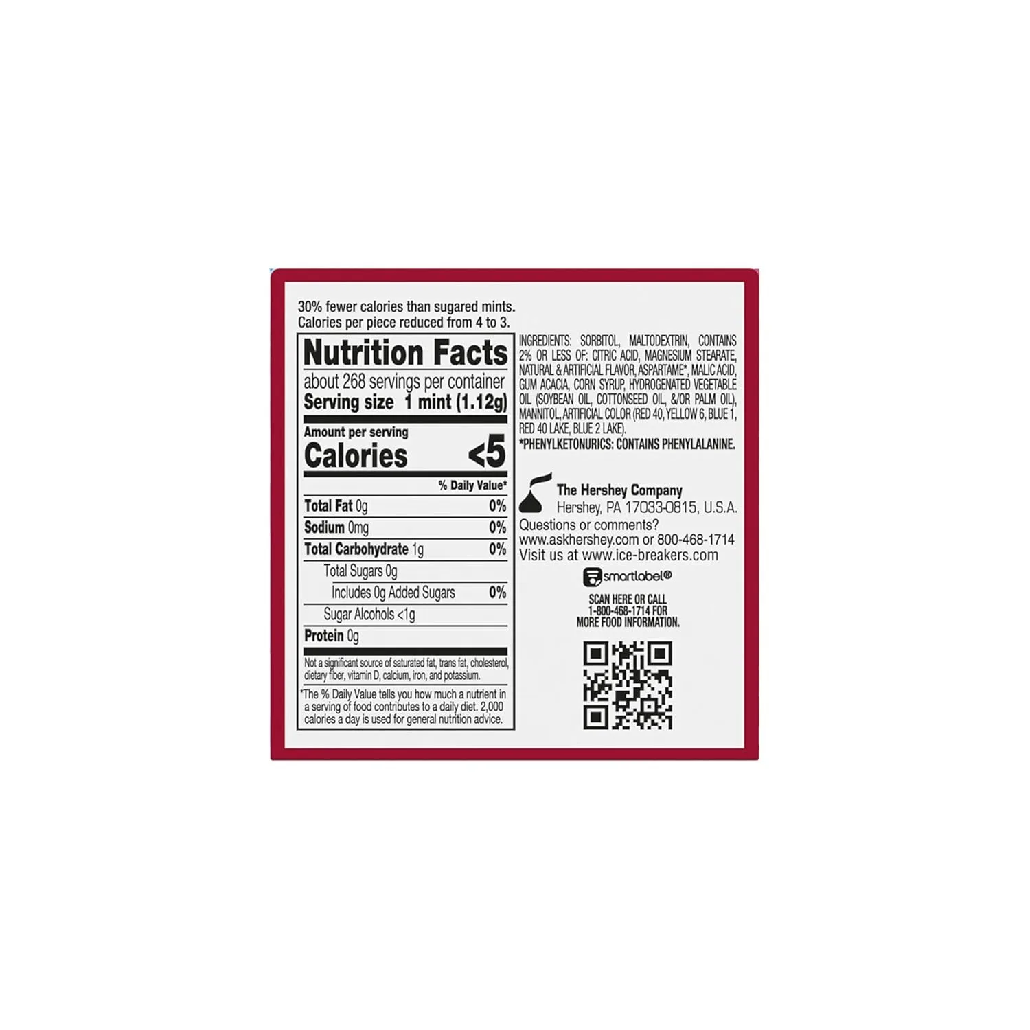 ICE BREAKERS Duo Cherry Sugar Free Mints - 8 Count - Image 2