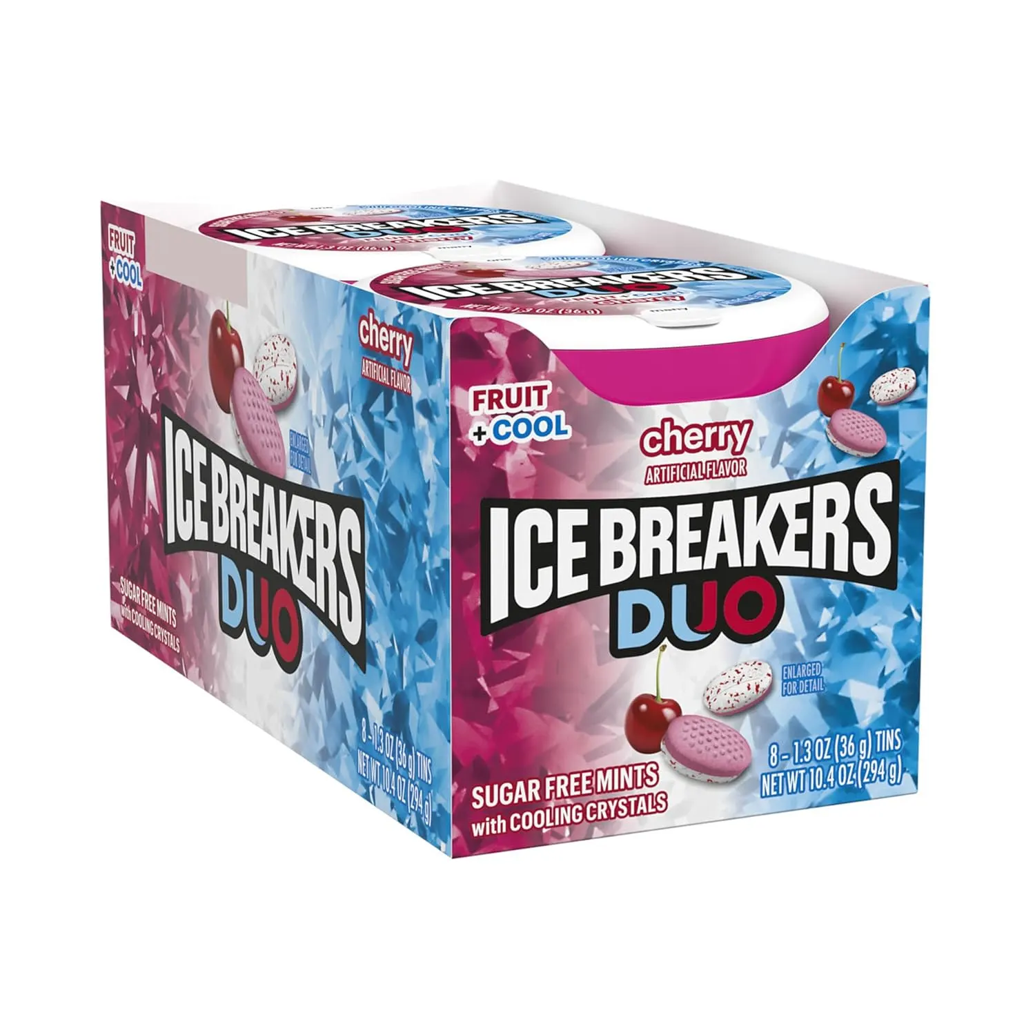 ICE BREAKERS Duo Cherry Sugar Free Mints - 8 Count - Image 3
