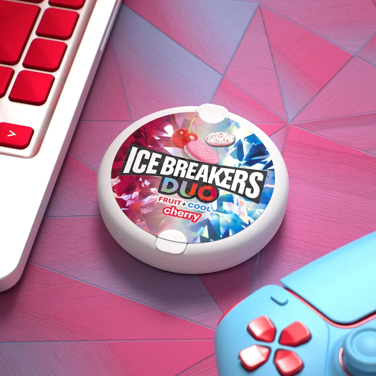 ICE BREAKERS Duo Cherry Sugar Free Mints - 8 Count - Image 6