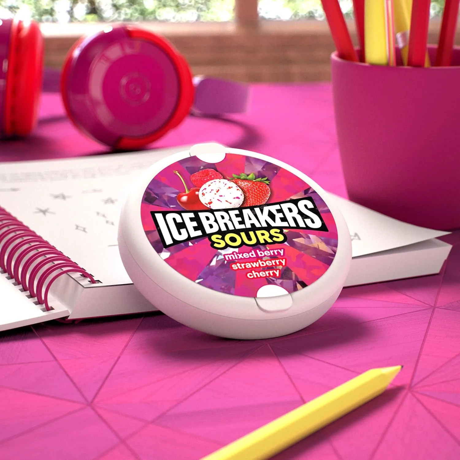 ICE BREAKERS Sours Sugar Free Mints - 8 Pack - Image 5