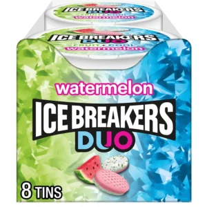 ICE BREAKERS Duo Watermelon Mints - 8 Pack