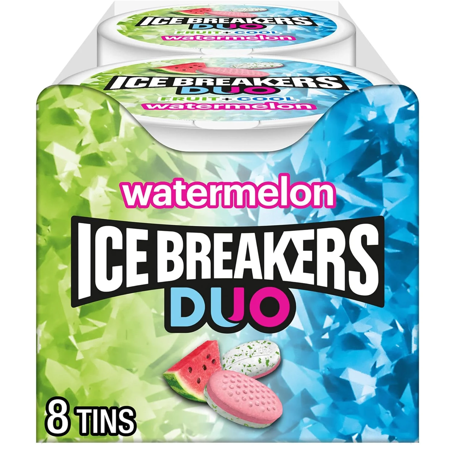 ICE BREAKERS Duo Watermelon Mints - 8 Pack