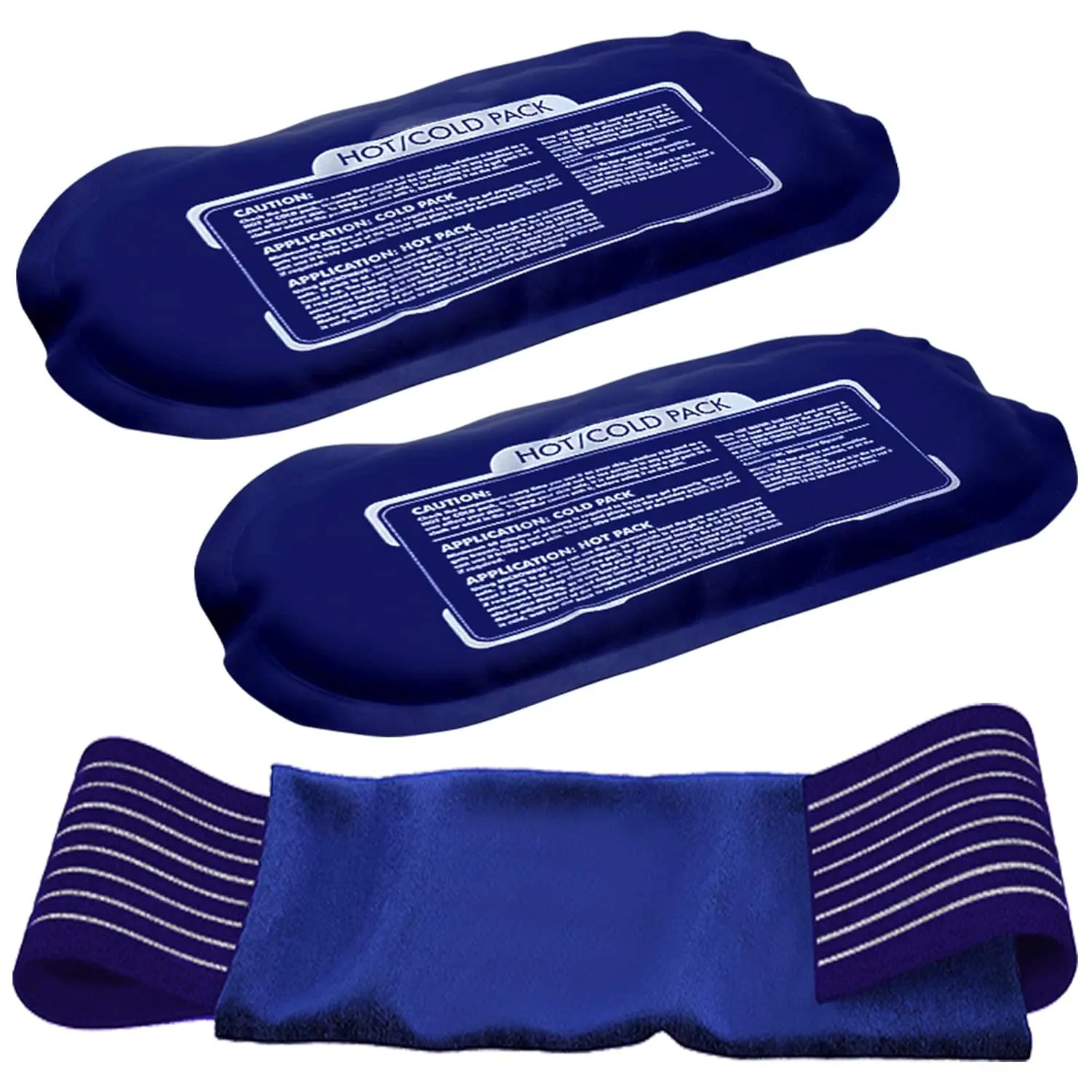 Ice Pack for Injuries - Hot Cold Reusable Gel Pack