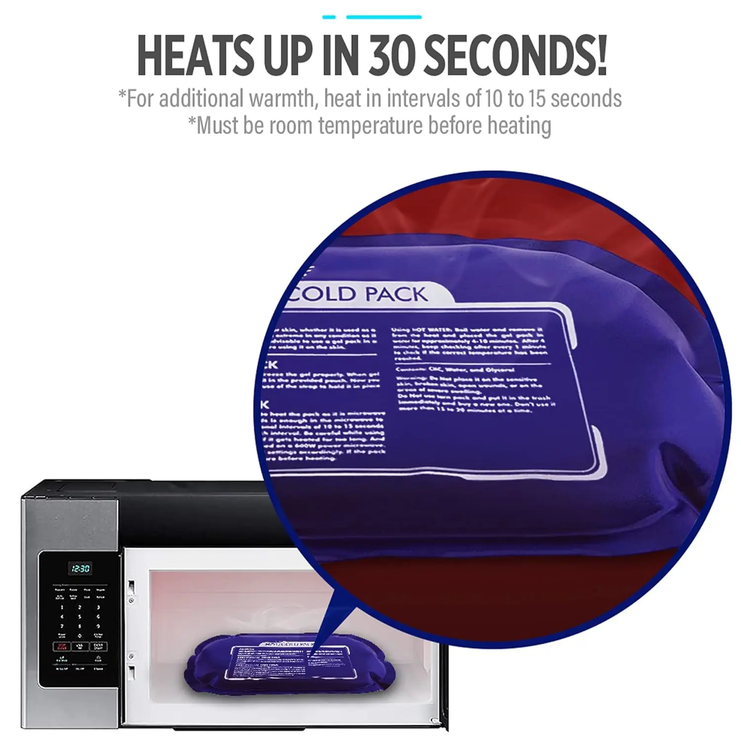 Ice Pack for Injuries - Hot Cold Reusable Gel Pack - Image 7