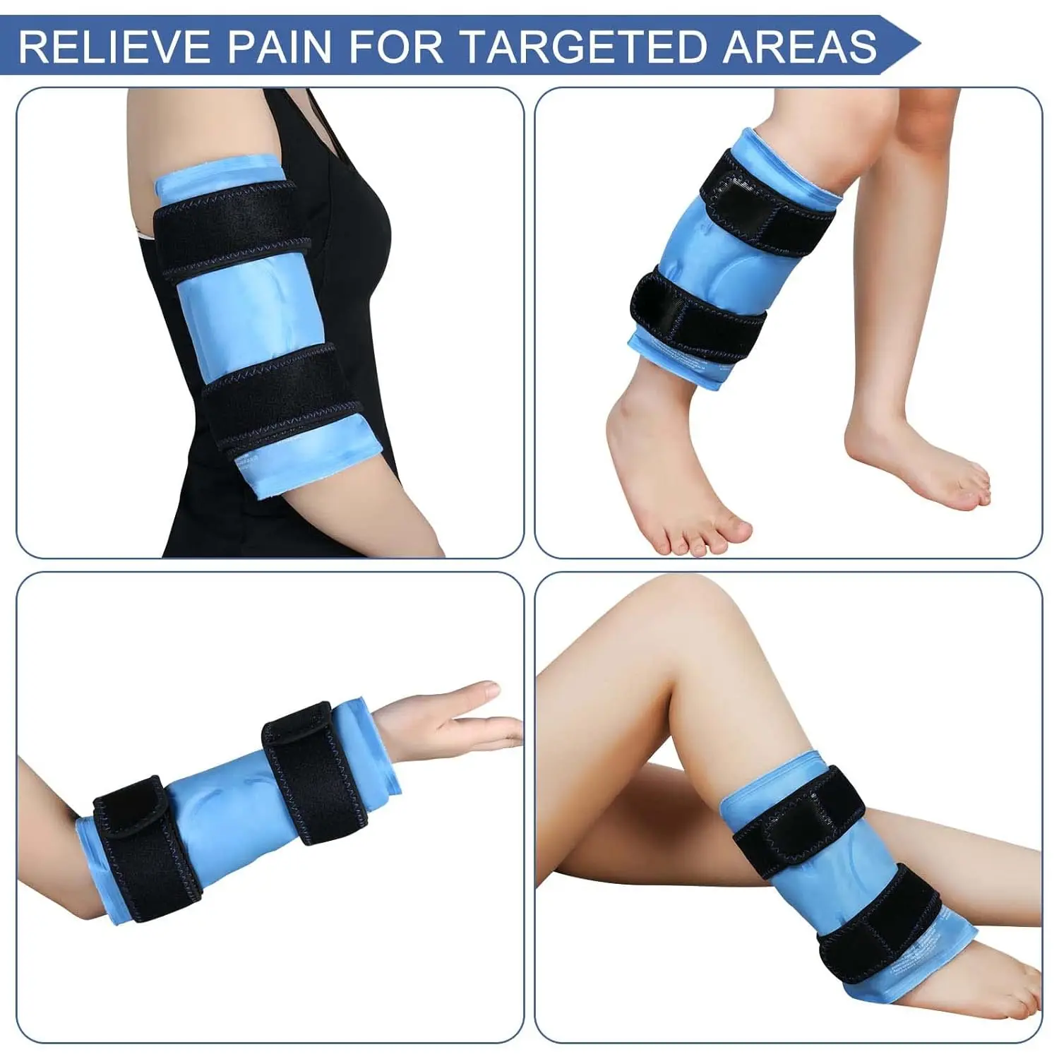 Ice Pack for Knee Pain Relief, Reusable Gel Compress - Image 5