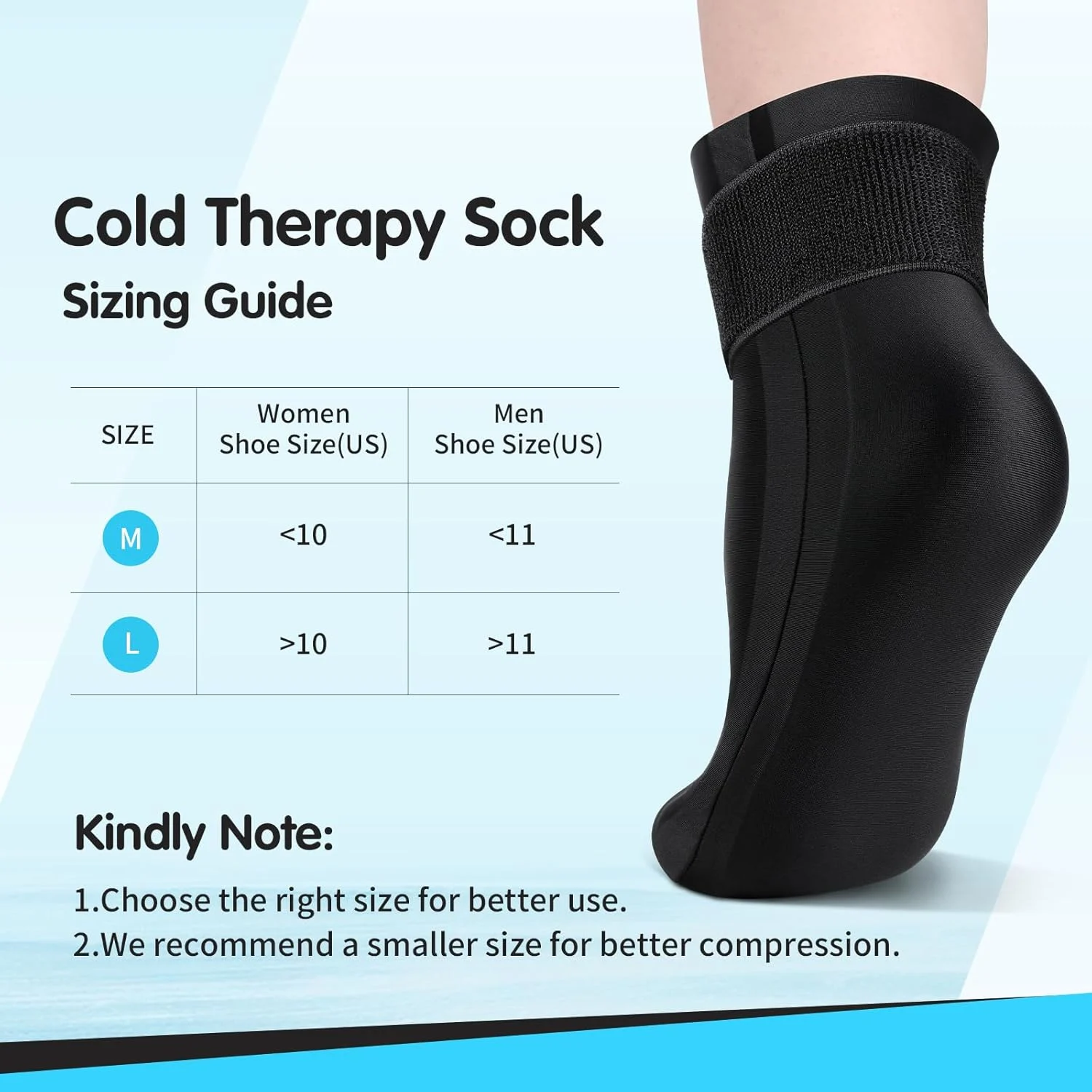 Tolaceea Ice Sock - Hot Cold Therapy for Foot Pain Relief - Image 5