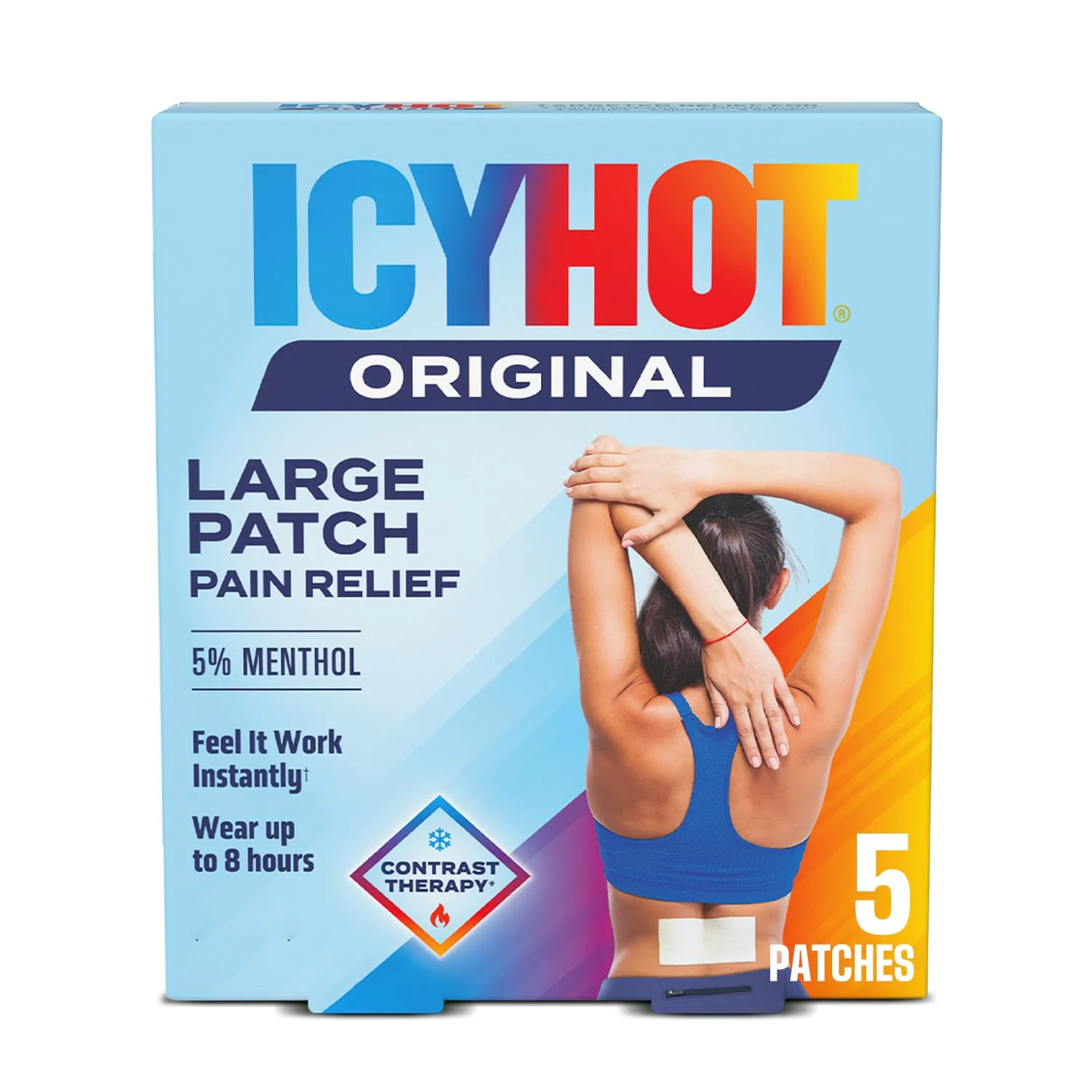 Icy Hot Back Patch - Pain Relief - 5 Count