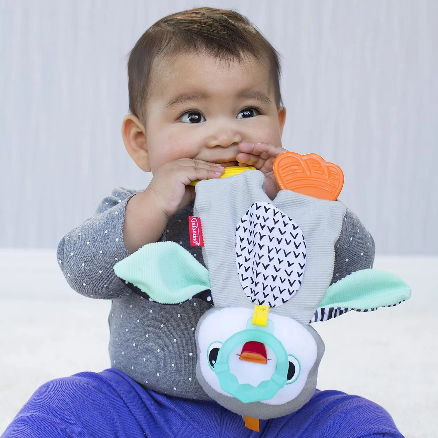 Infantino Teether Penguin - Sensory & Teething Relief - Image 3