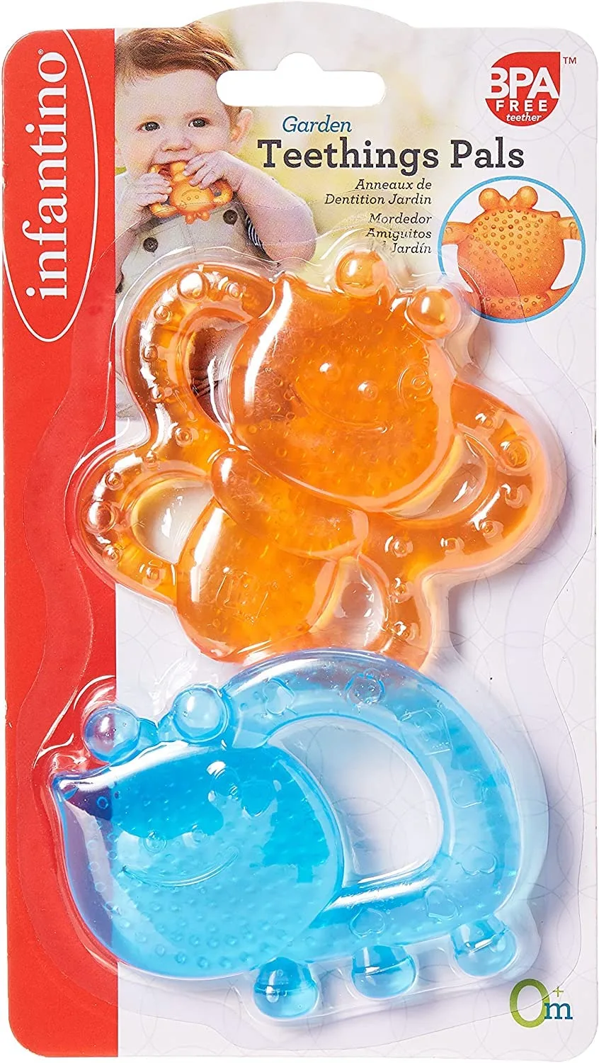 Infantino Teething Pals - Butterfly & Ladybug, 2 Pack - Image 2