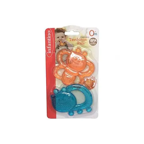 Infantino Teething Pals - Butterfly & Ladybug, 2 Pack - Image 4