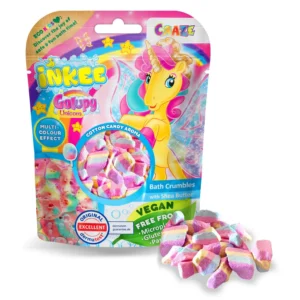 INKEE Bath Crumble Unicorn Cotton Candy, 100g