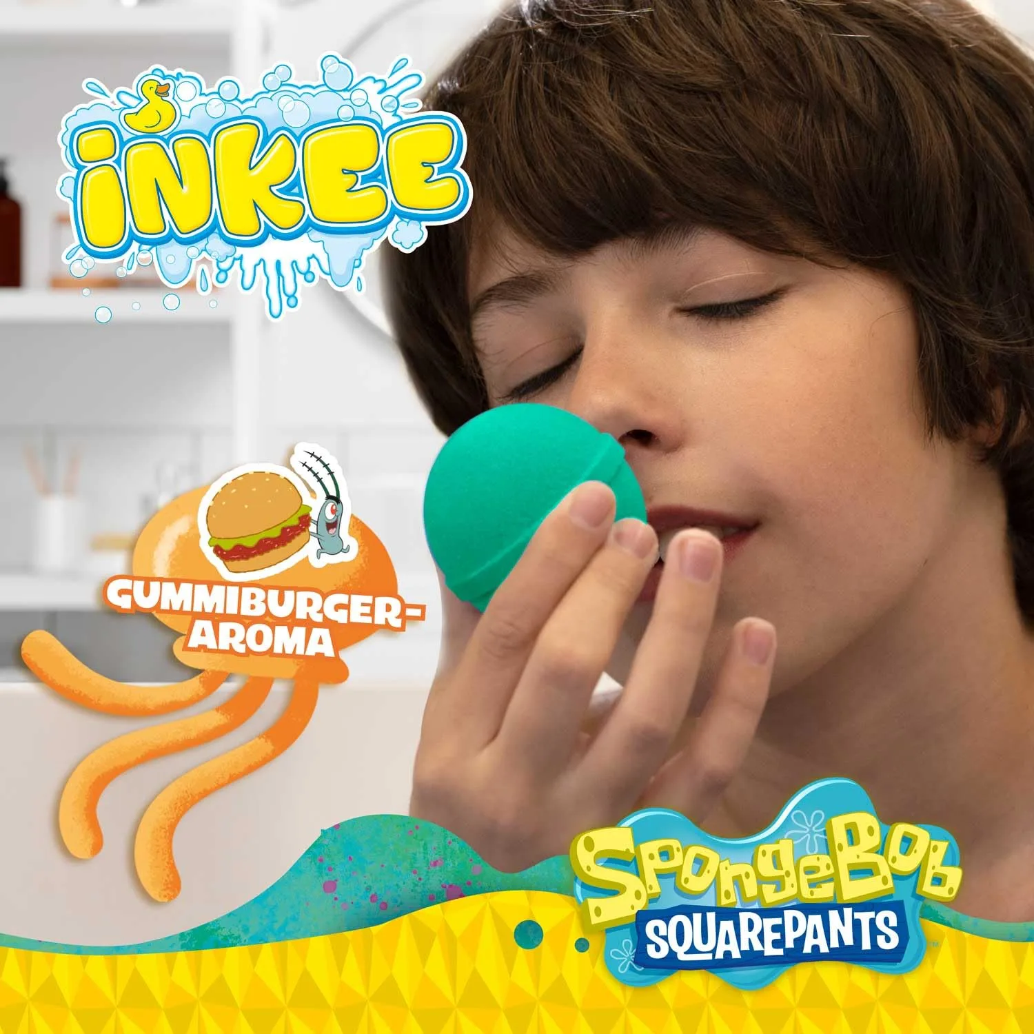 INKEE SpongeBob Bath Bomb - Surprise Toy Inside! - Image 4