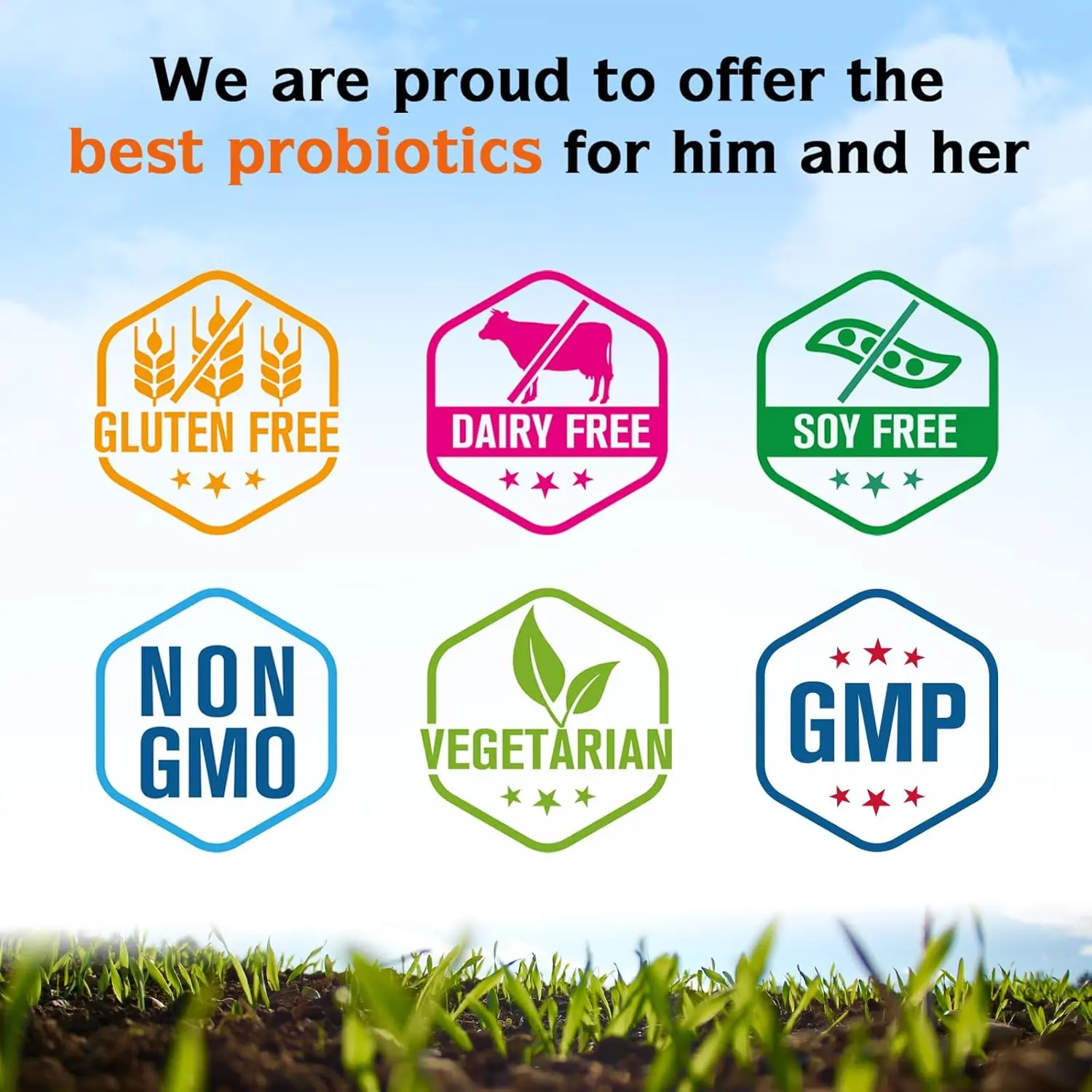 Bottle of Innate Vitality 3-in-1 Probiotics with 120 Billion CFUs, 34 Strains, Organic Prebiotics and Digestive Enzymes promoting digestion and immunity health for both women and men.