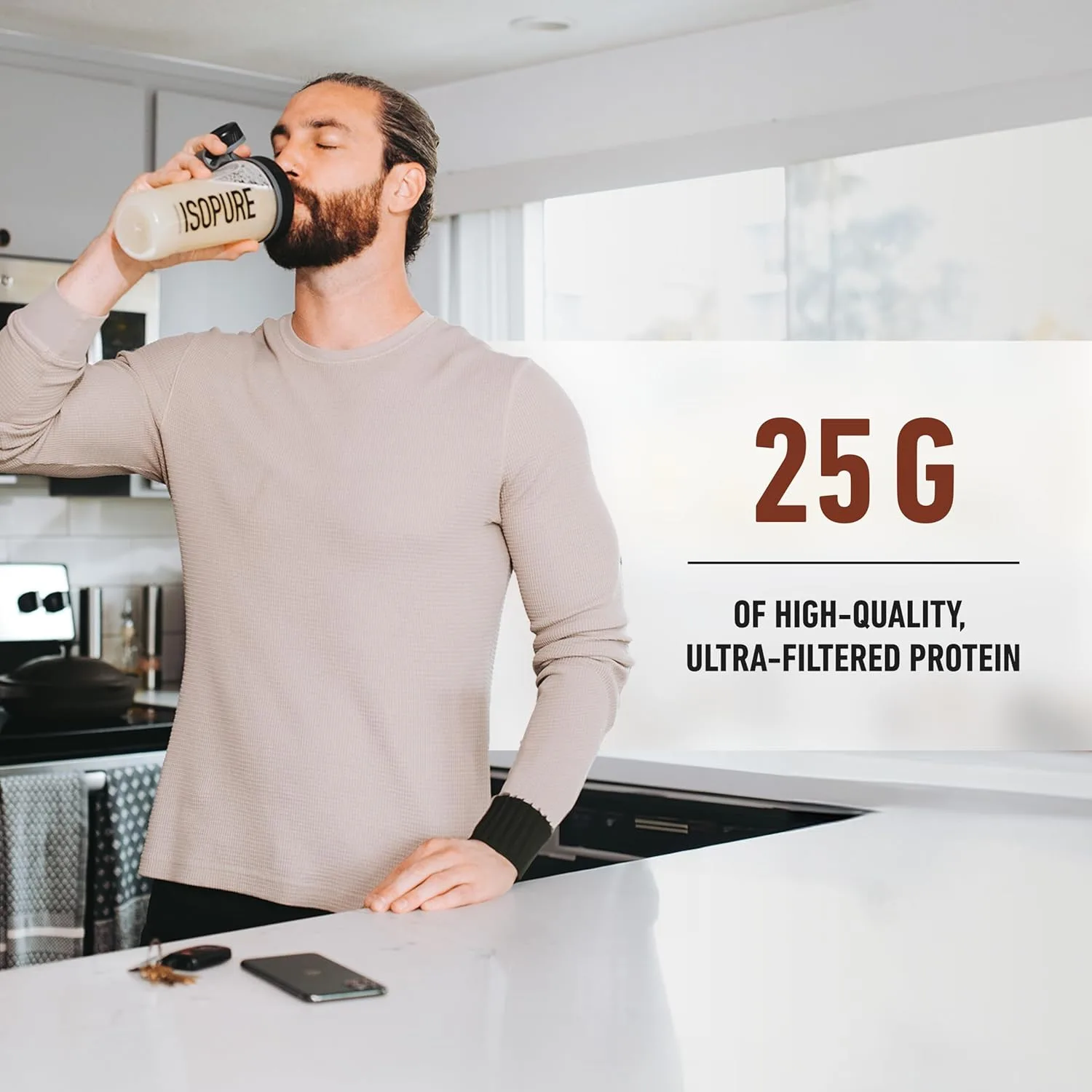 Isopure Whey Protein Isolate, Vitamin C & Zinc, Zero Carb - Image 6